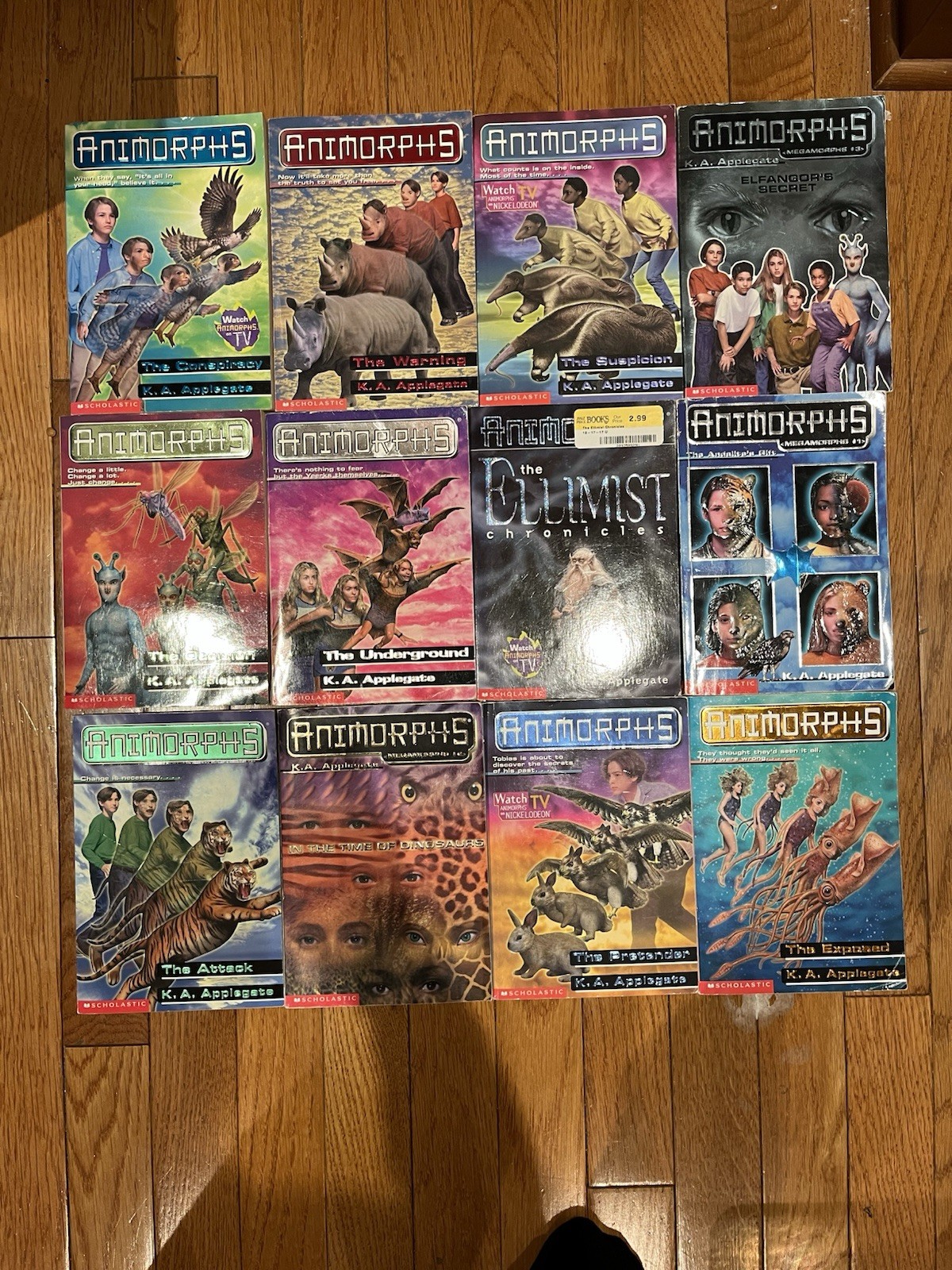 Lot of 12 Animorphs Paperback Books K.A. Applegate Megamorphs Vintage