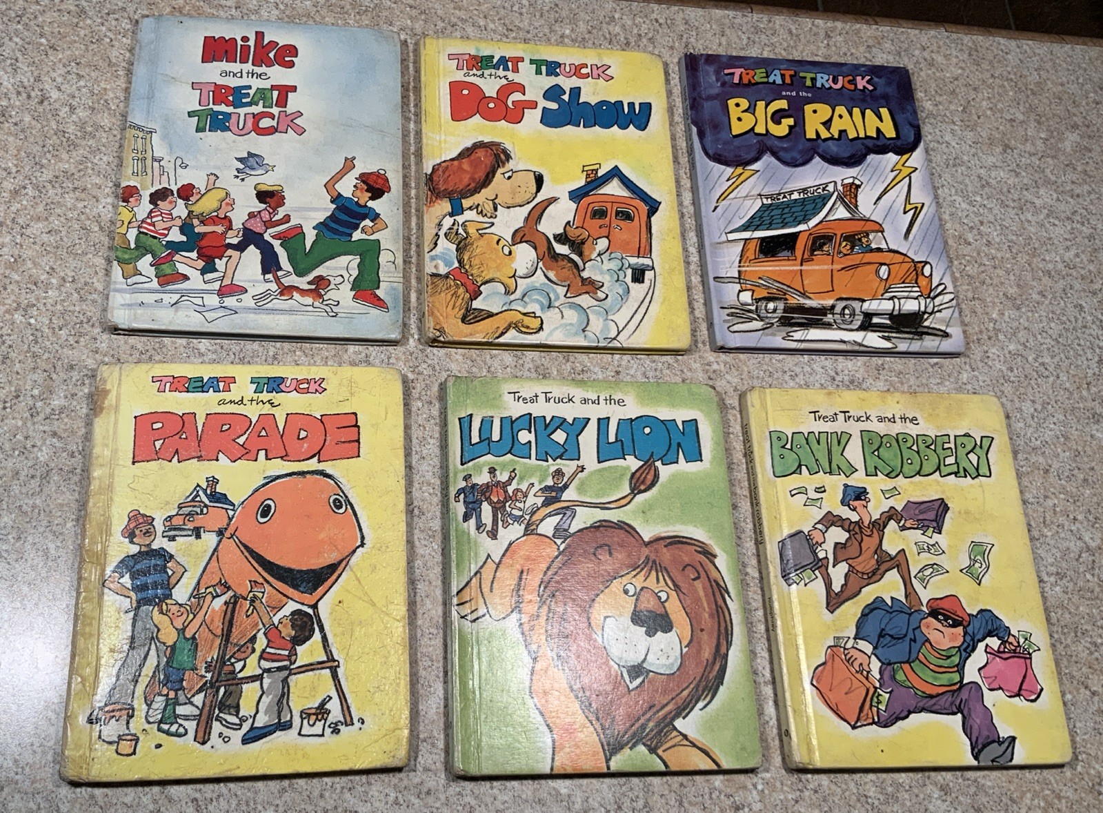 Treat Truck Series Lot Of 6 Books 1970s Benefic Press Easy Readers HTF