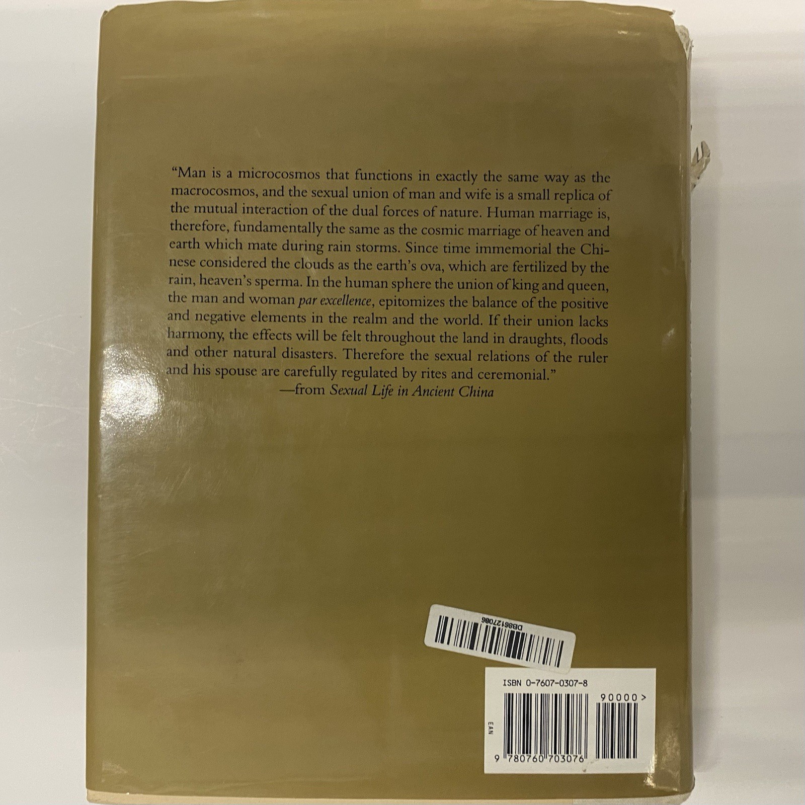 Sexual Life in Ancient China; R.H. Van Gulik 1996 – Hardcover (Damaged Cover)