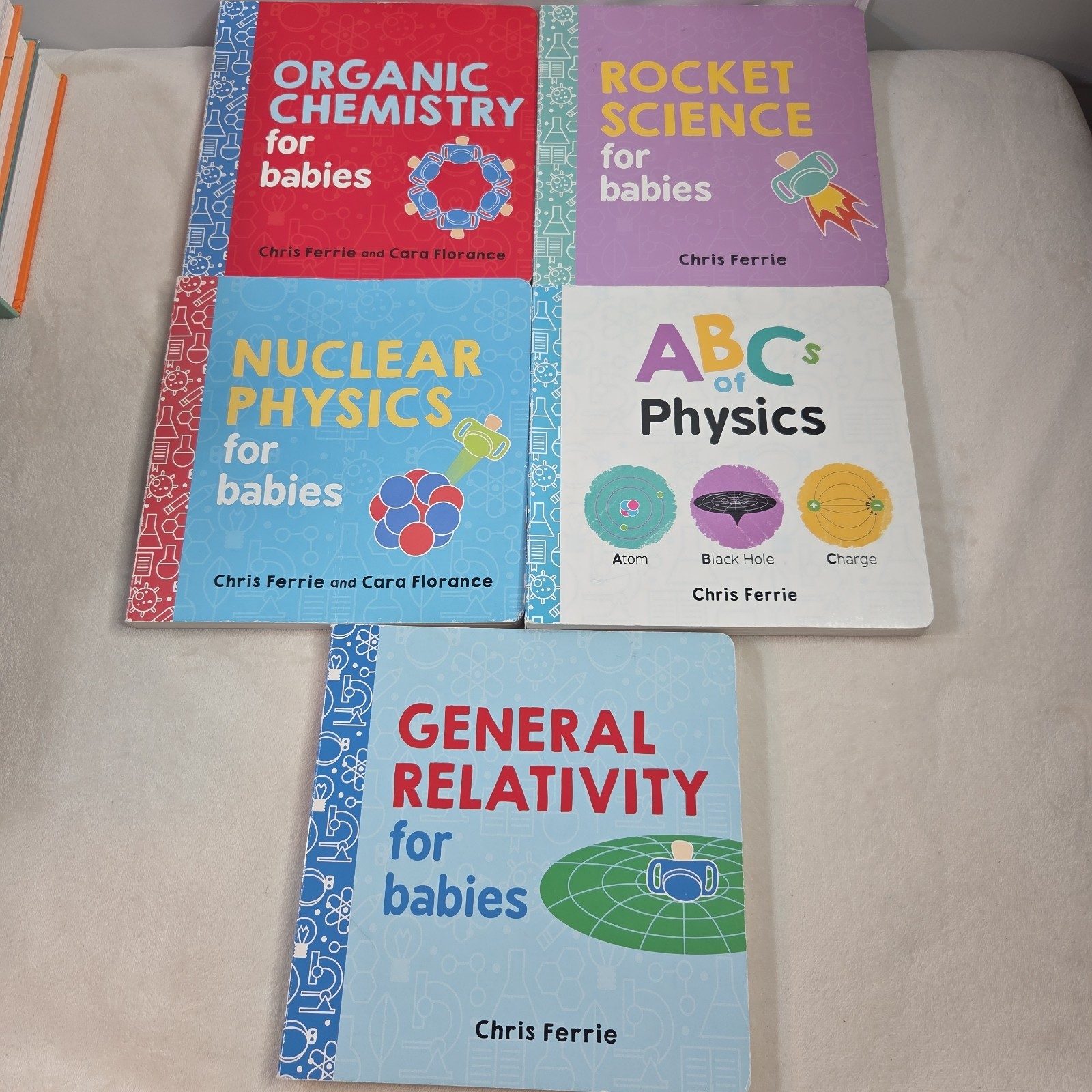 My First Science Library Board Books by Ferrie, Chris Physics Chemistry Babies 5