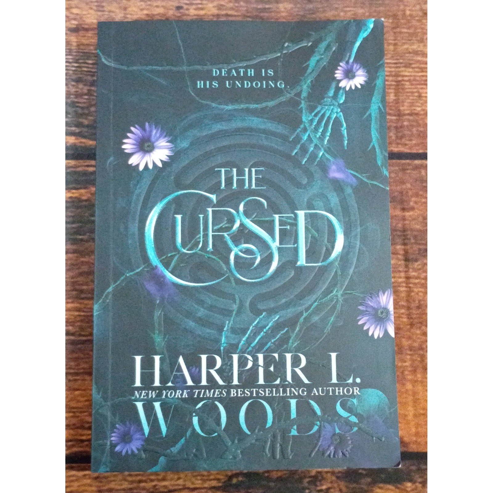 The Cursed Harper L Woods Coven Series Book 2 Paperback Purple Sprayed Edges