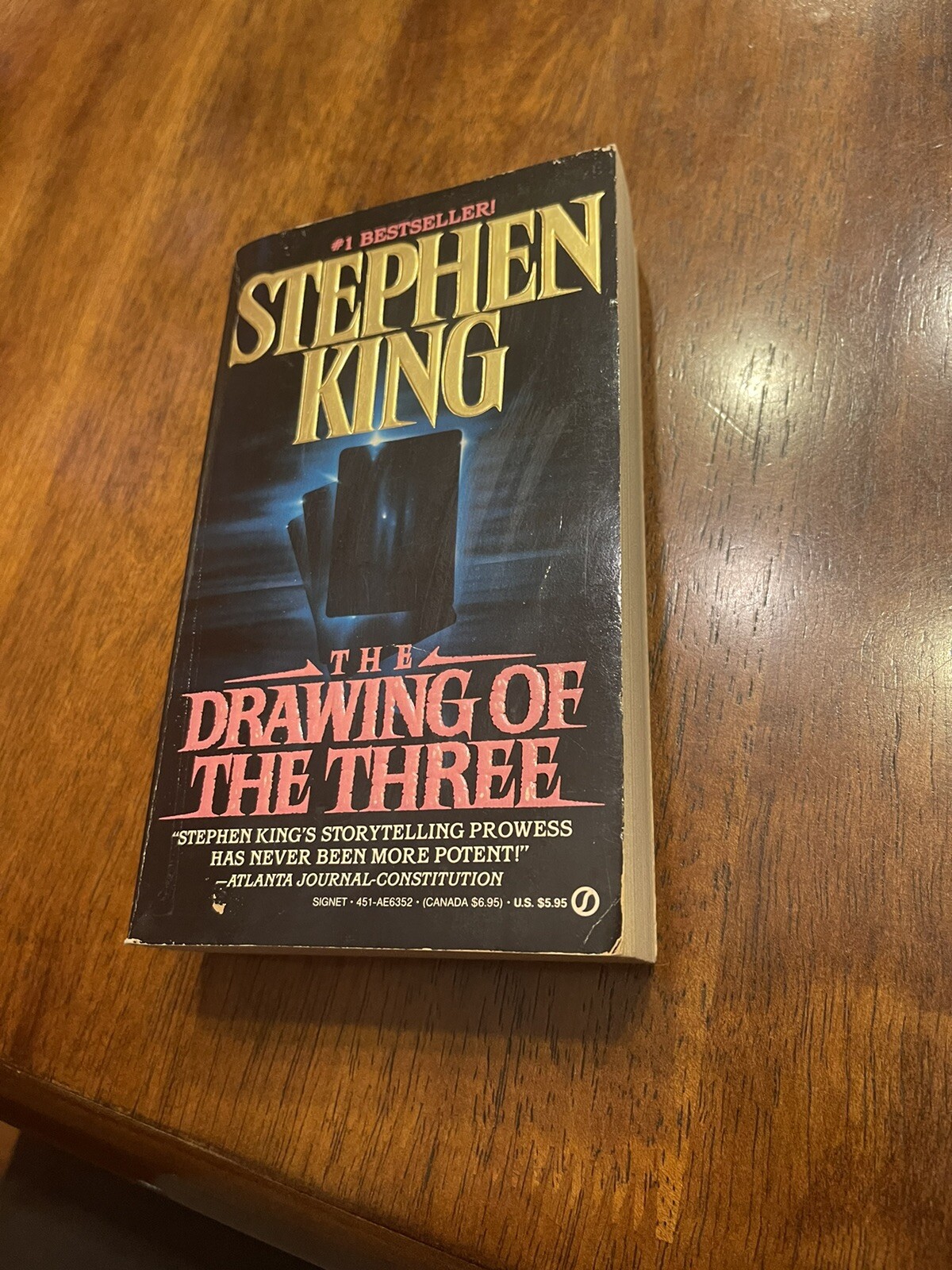Stephen King THE DRAWING OF THE THREE First Signet Printing 1990 1st Edition PB