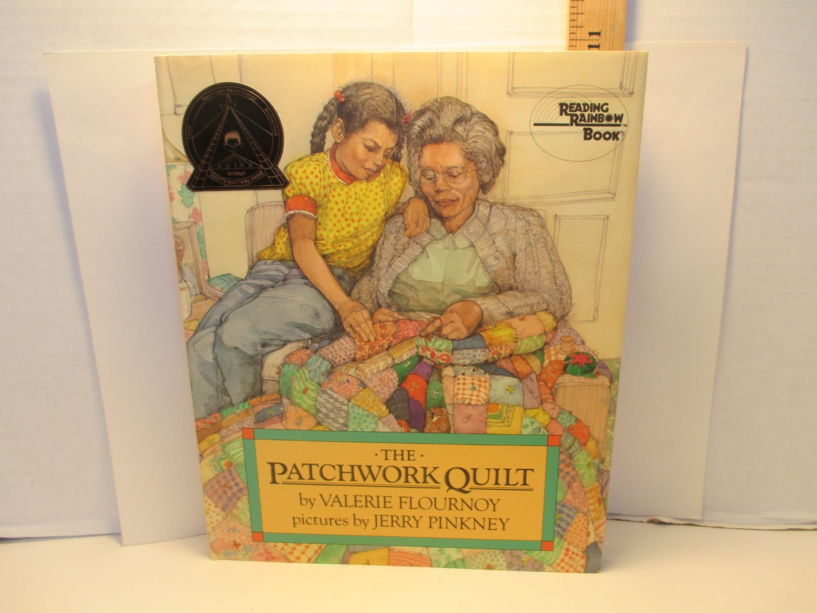 children’s picture book PATCHWORK QUILT by FLOURNOY illus JERRY PINKNEY 1985 hc