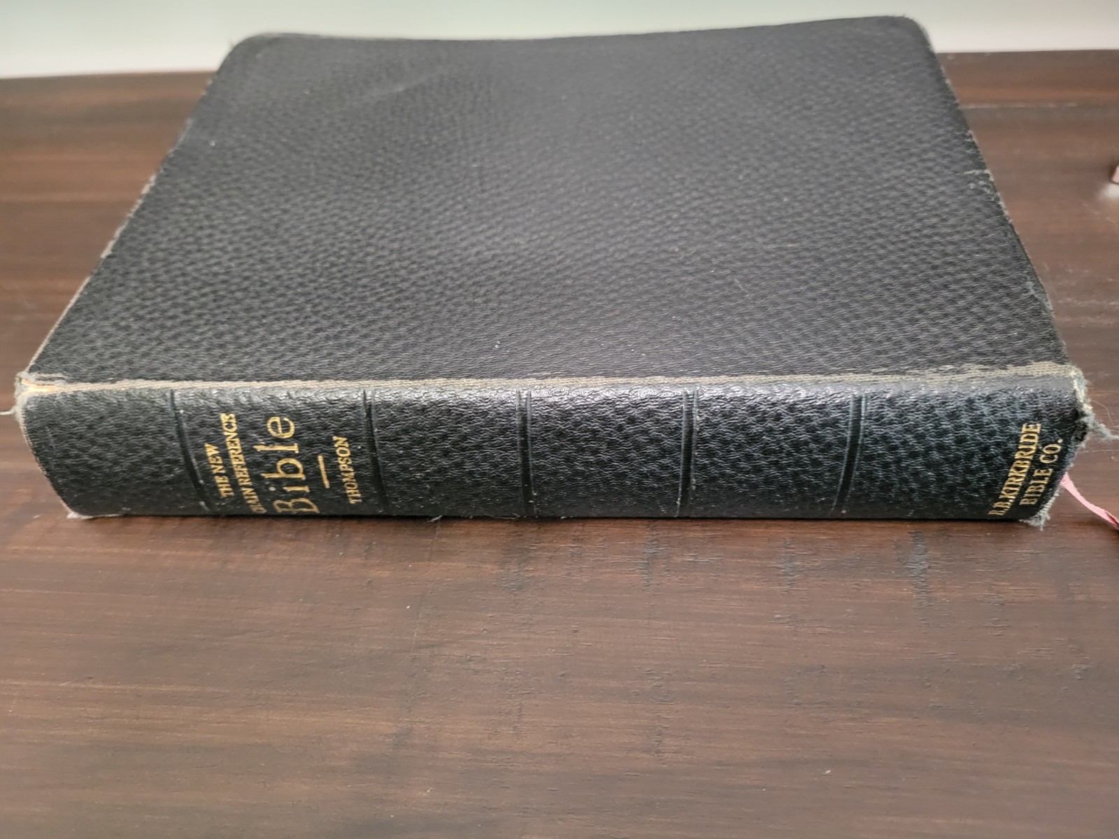 1934 Vintage KJV Thompson Chain Reference Bible Leather B. B. Kirkbridge Bible