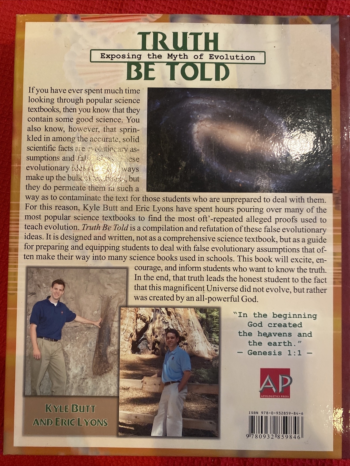 Truth Be Told : Exposing the Myth of Evolution by Kyle Butt and Eric Lyons. E54