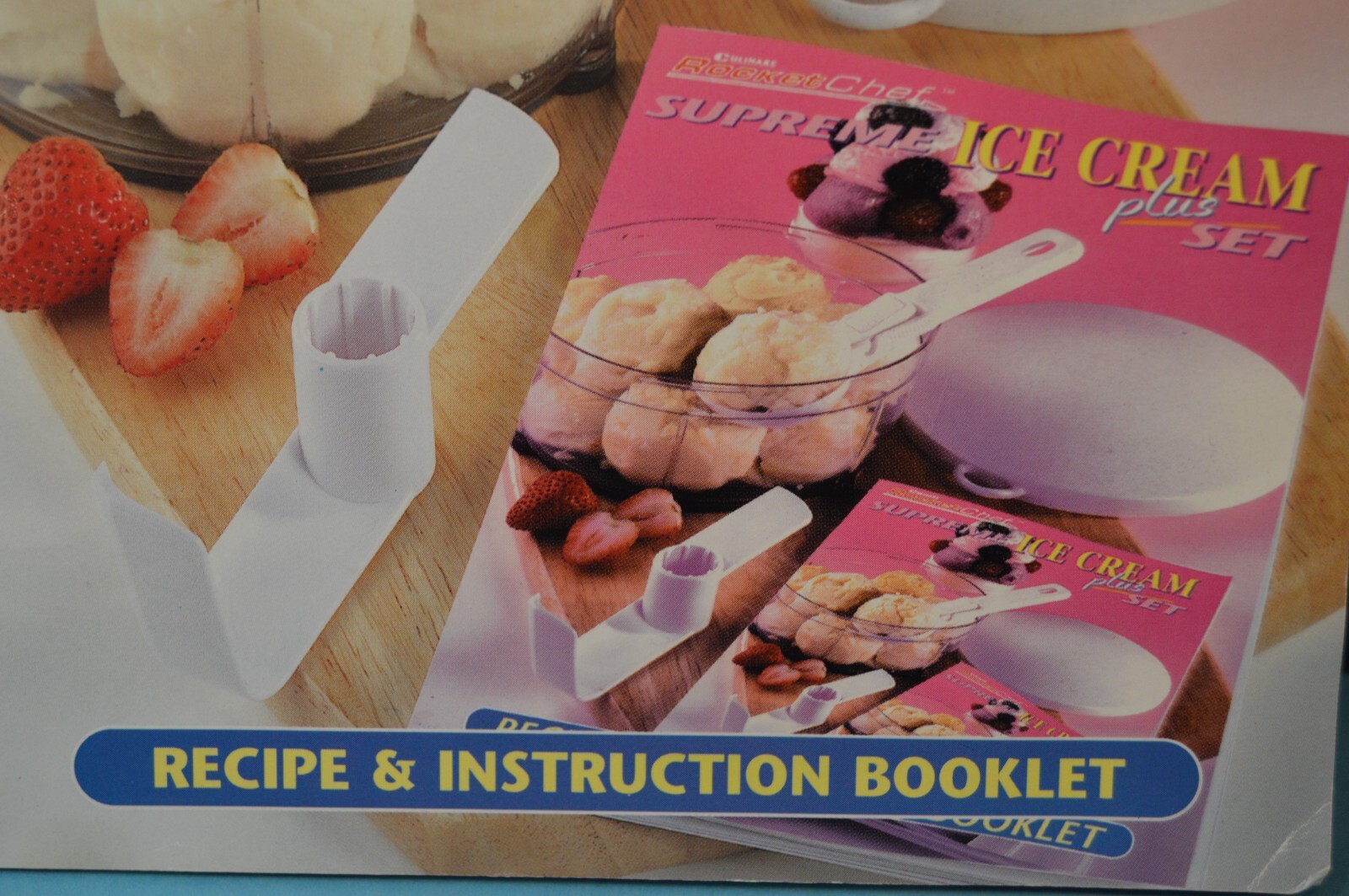 Culinare ROCKET CHEF Supreme Ice Cream “RECIPE & INSTRUCTION BOOKLET” 31 Pages