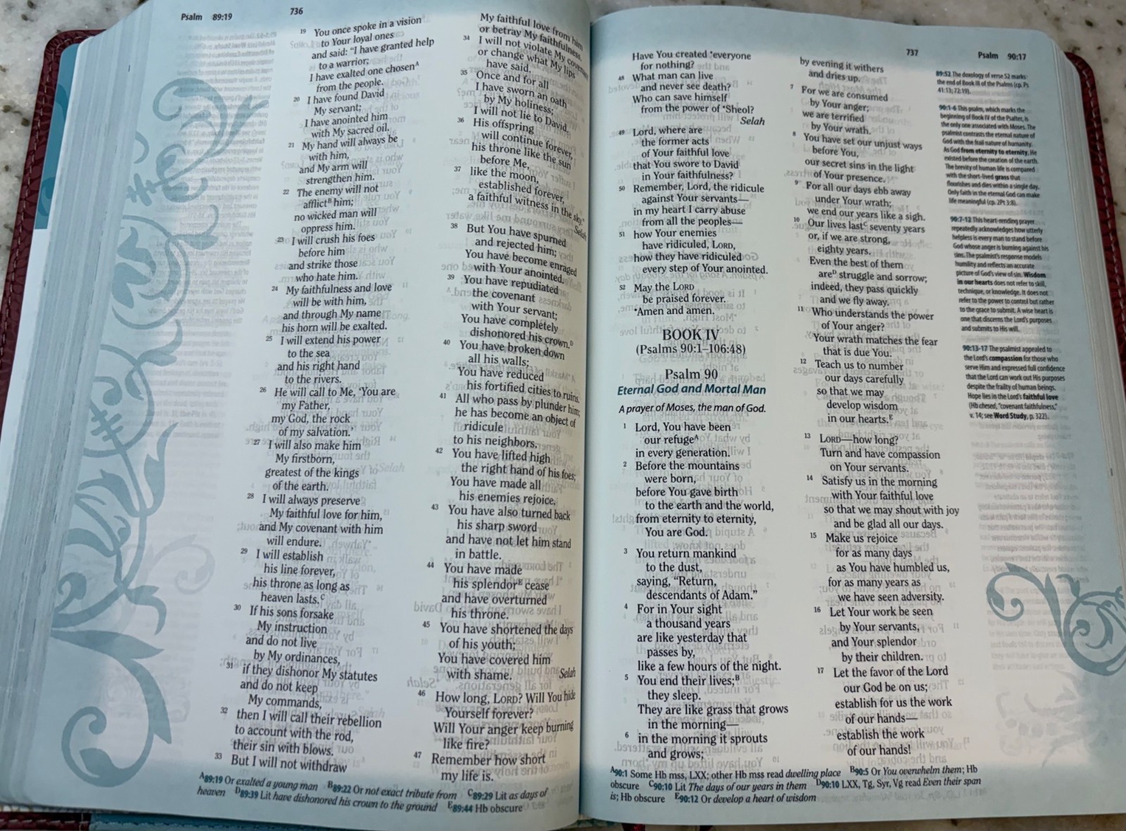 The Study Bible For Women HCSB Holman Christian Blue Leather Touch 2014