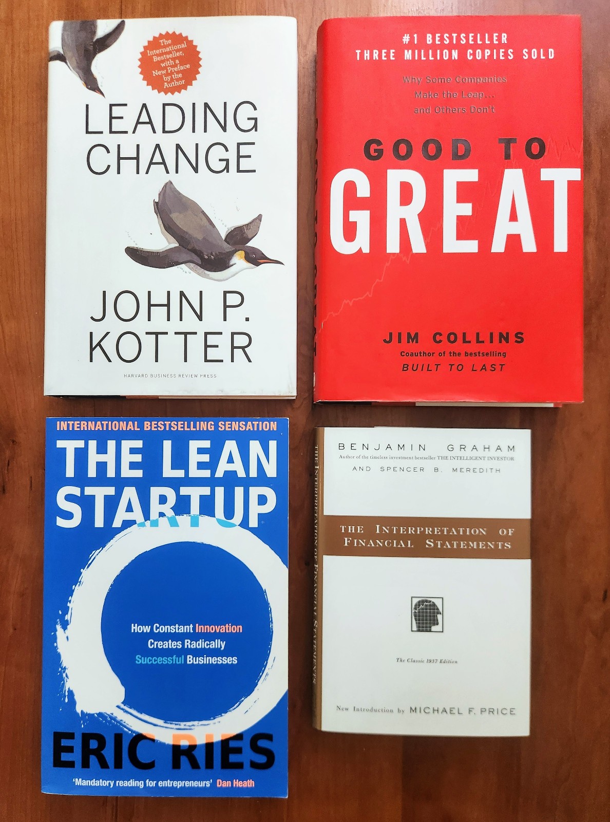 Benjamin Graham Financial Statements Good to Great Lean Startup Business Lot 4