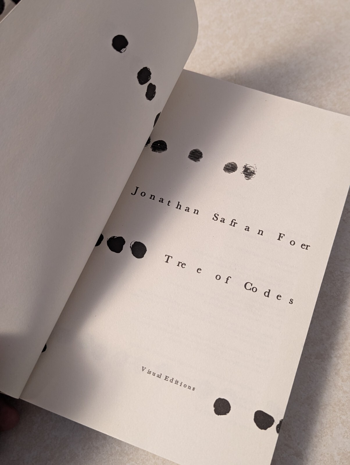 Tree Of Codes Jonathan Safran Foer Book Rare Find 2000s Art Poetry