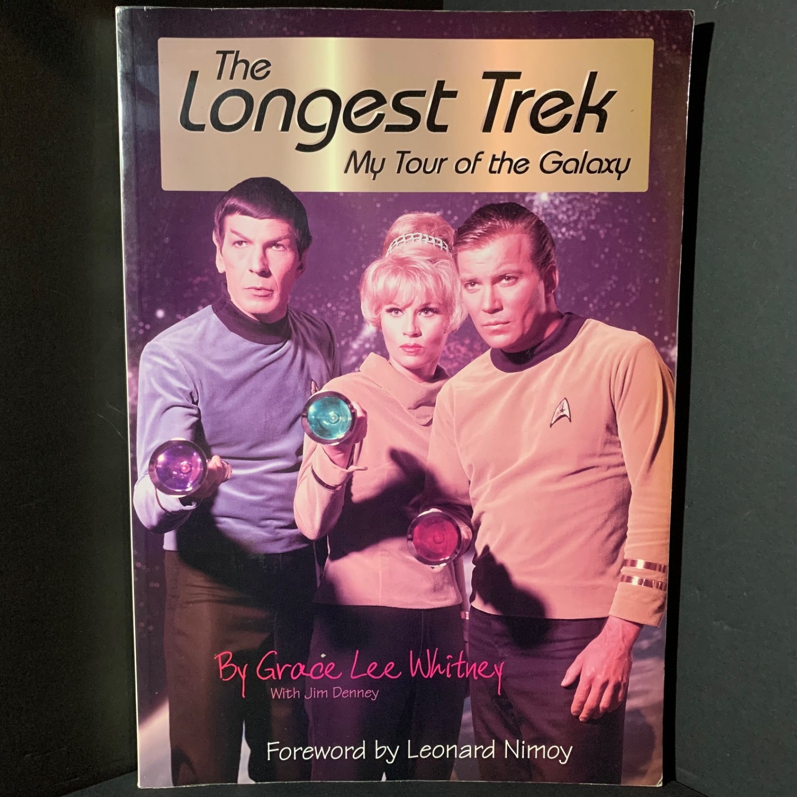 The Longest Trek by Grace Lee Whitney 1st print autographed Yeoman Janice Rand