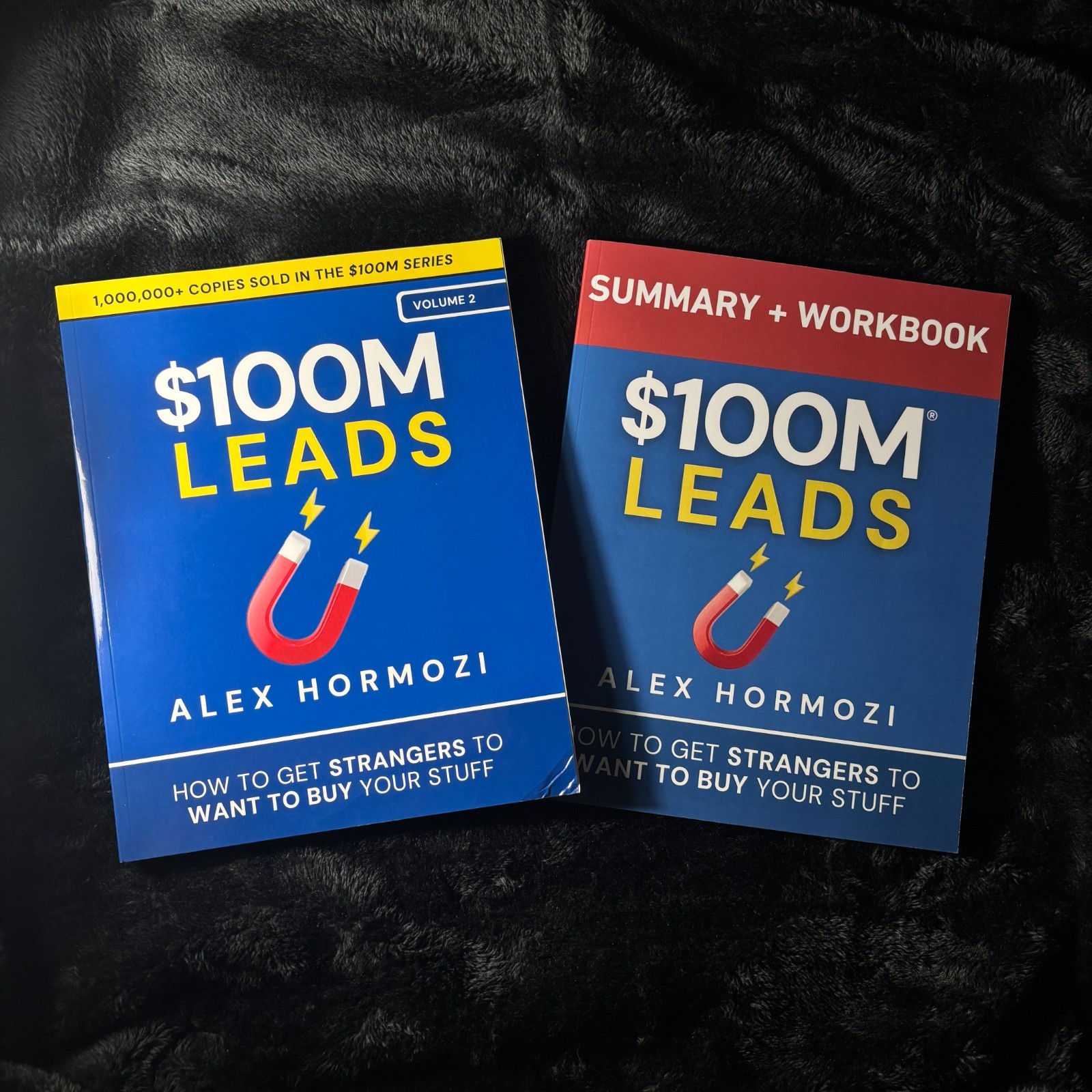 $100M Offers Book Bundle Alex Hormozi + Workbook Business Marketing Sales Guide