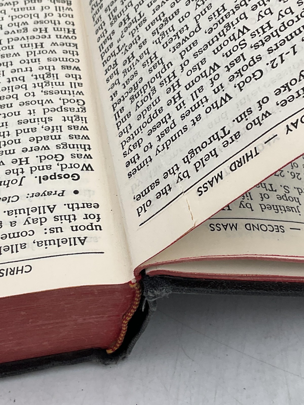 Saint Joseph Daily Missal Saint Joseph 1956 Hardcover Catholic Book