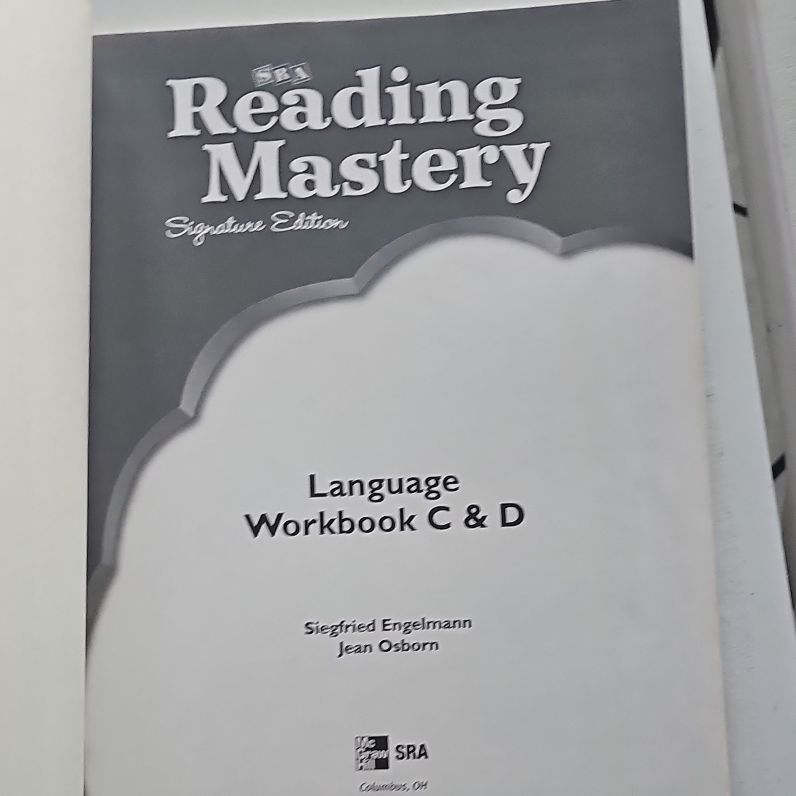 Reading Mastery Signature Edition Language Presentation Book D & workbook C/D