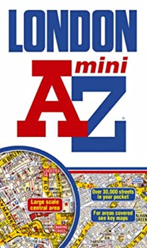London Mini Street Atlas AZ 1:21,477 A-Z Street Atlas