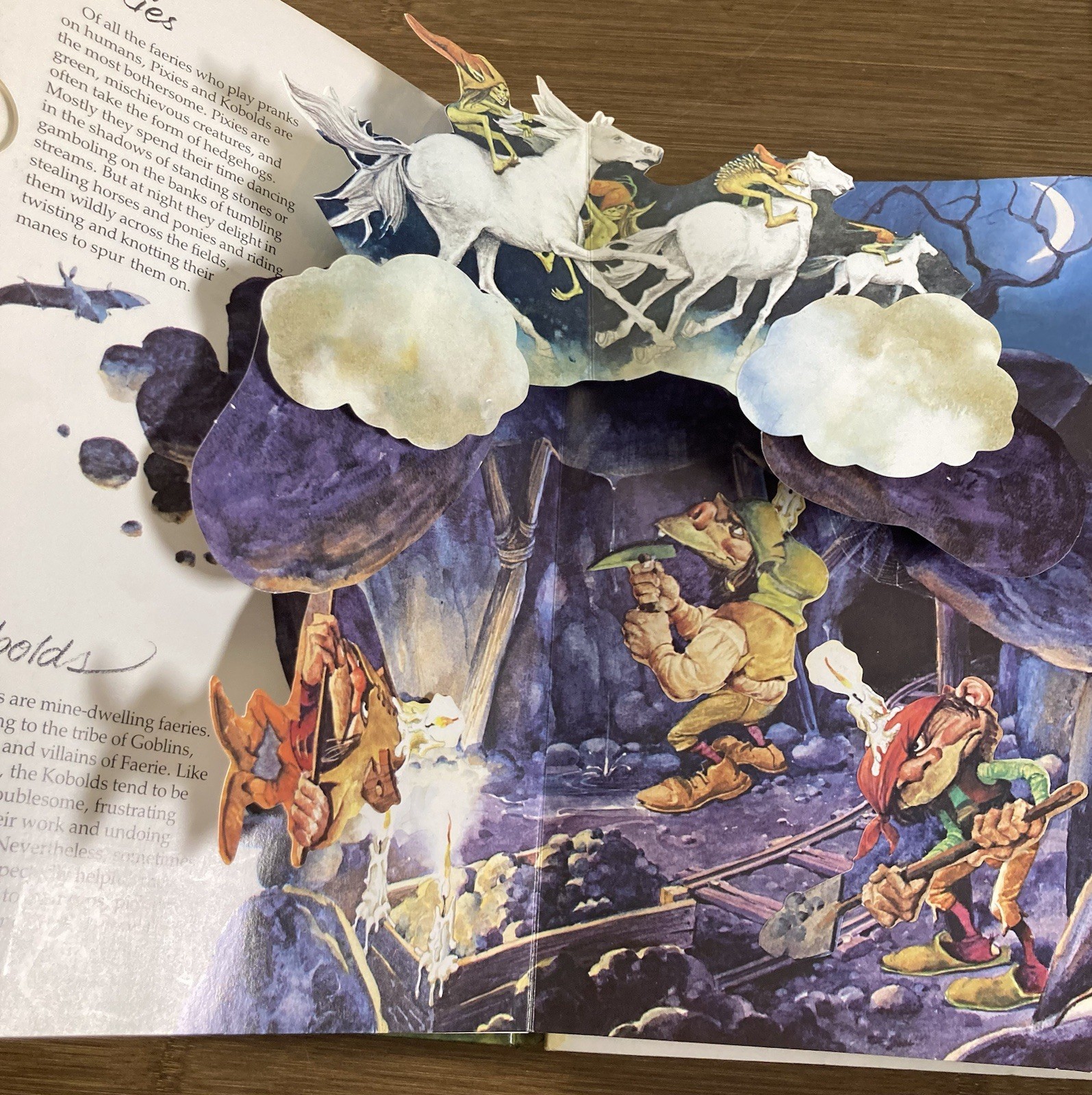 The Faeries Pop-Up Book Brian Froud Alan Lee 1980 Abrams Hardcover Vintage