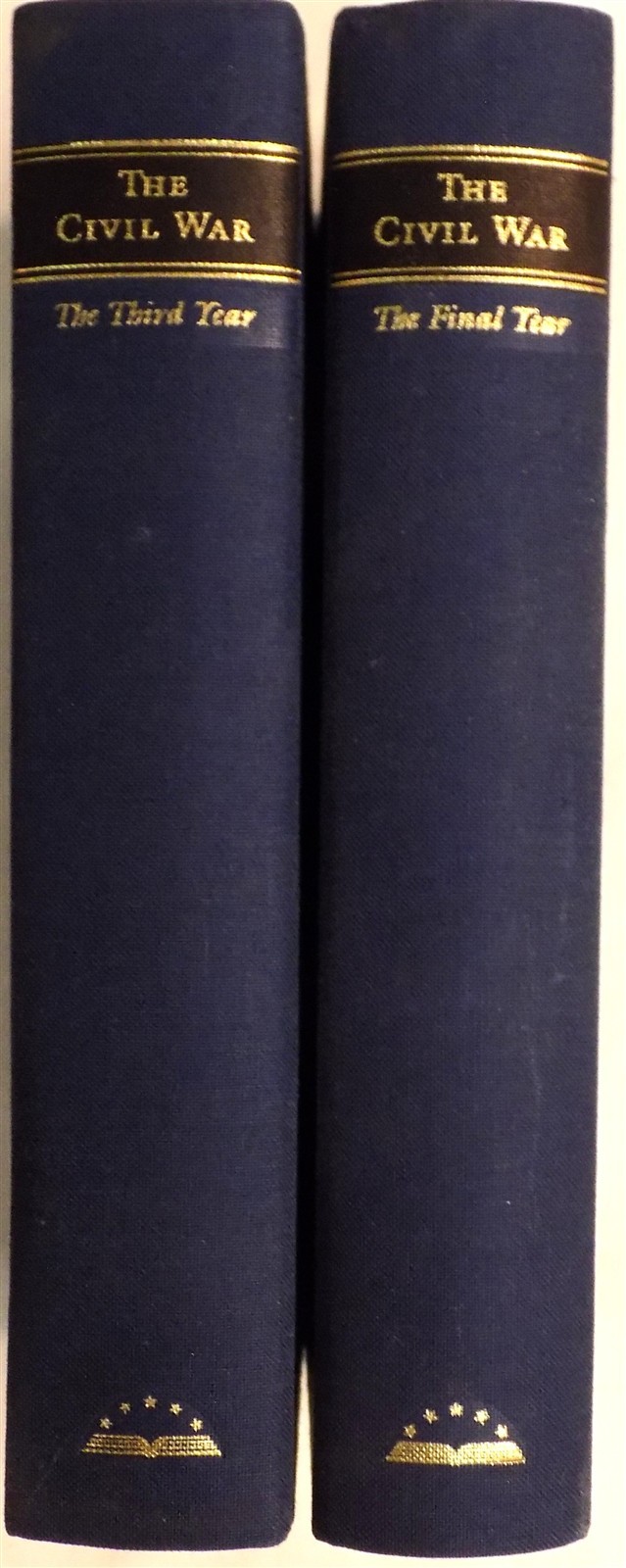LOT OF 2 The Civil War The 3RD + Final Year The Library Of America! Hardback