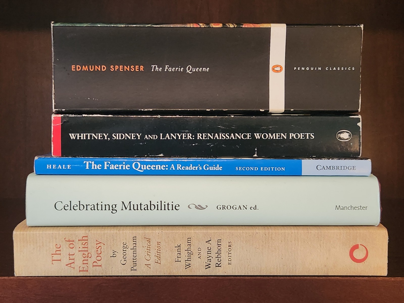 The Faerie Queene Lot of 5 Renaissance Poetry and Criticism Women Spenser ect…