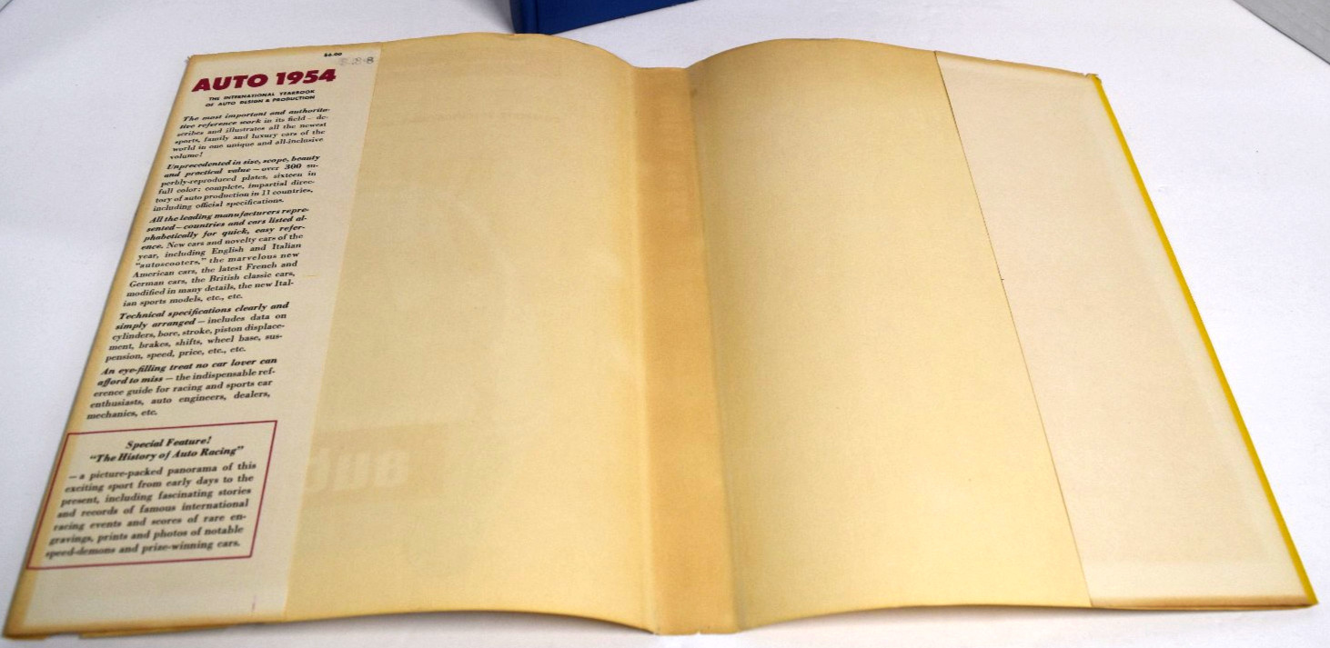 Auto 1954: – International Yearbook of Auto Design and Production *VERY GOOD*