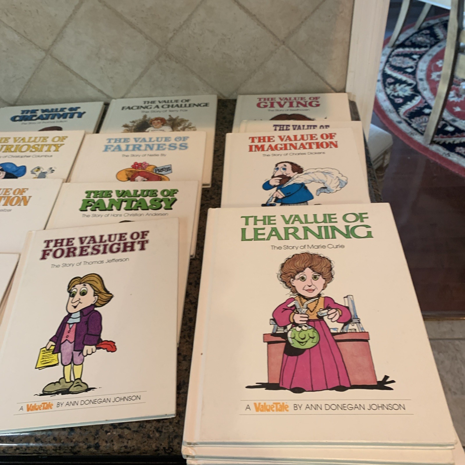 ValueTales by Spencer Johnson Ann Johnson The VALUE of Series Lot of 25 Vtg HC