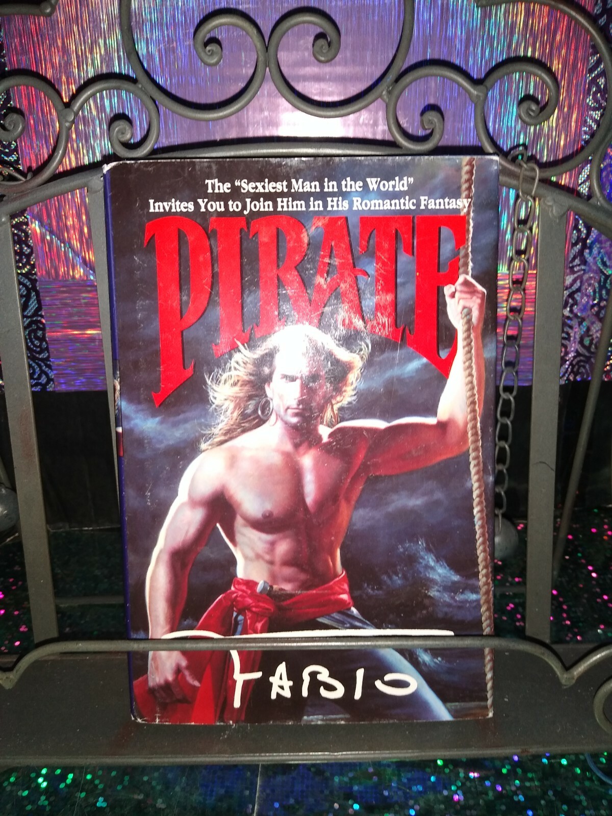 Vtg. 🦄”Pirate” By Fabio Avon Books ‘1993 (394 Pages) Hardcover Book! VGC