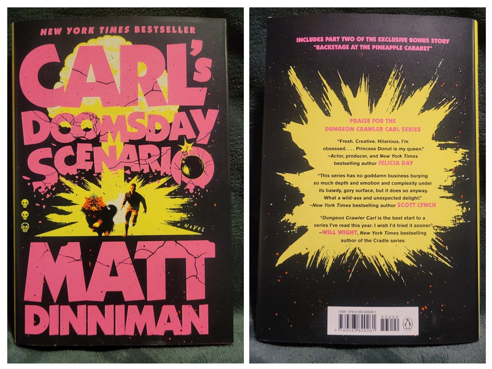 Dungeon Crawler Carl 1-8 Matt Dinniman Hardcover Set Complete 🍩 🐈