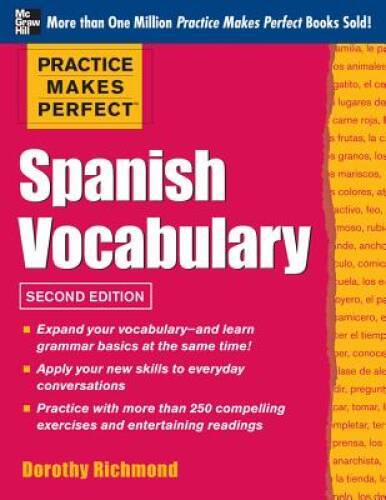 Practice Makes Perfect Spanish Vocabulary, 2nd Edition: With 240 Exe – VERY GOOD