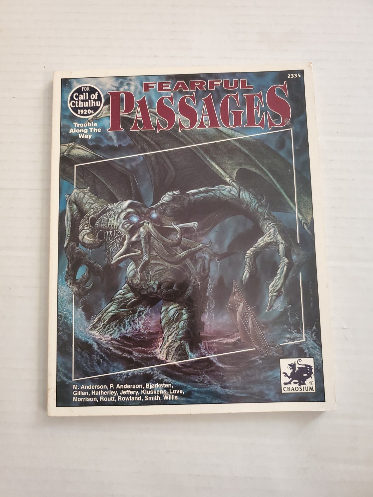 Fearful Passages Chaosium Role-Playing Game Supplement For Call of Cthulhu