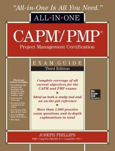CAPM/PMP Project Management Certification All-In-One Exam Guide, Third – GOOD