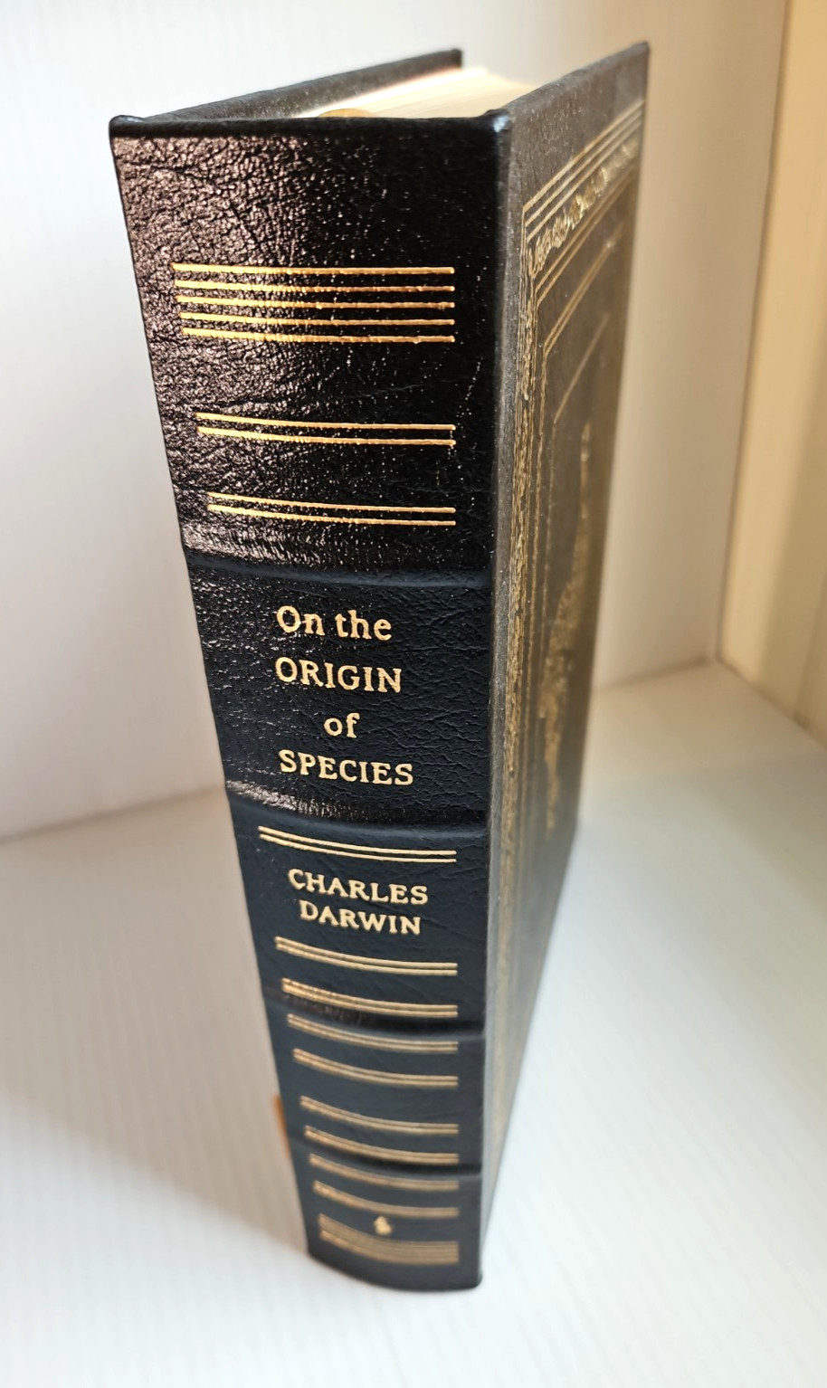 Charles Darwin On The Origin of Species Easton Press Collectors Leather Bound