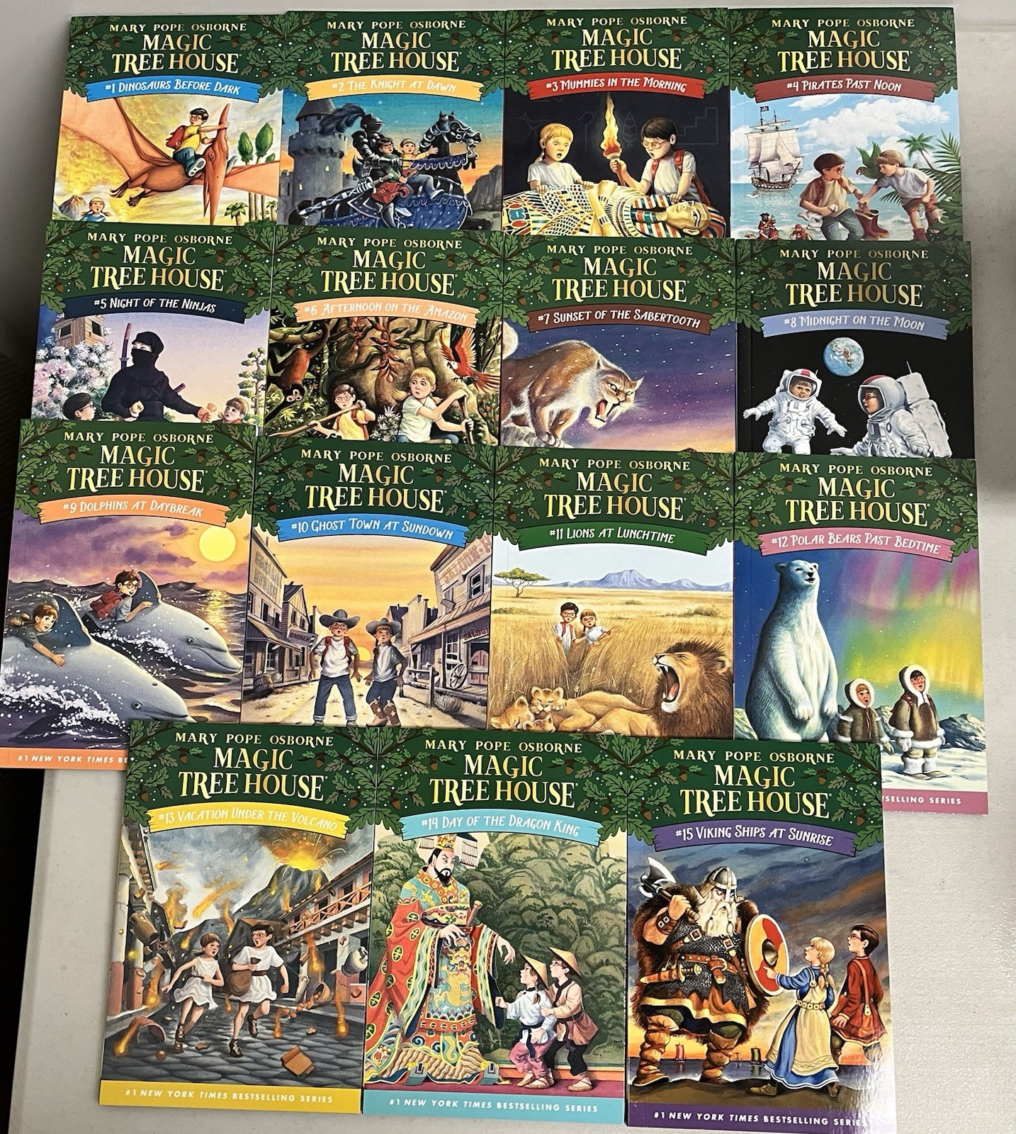 MAGIC TREE HOUSE Collection 1-15 Book Box Set By Mary Pop Osborne NEW NOBX