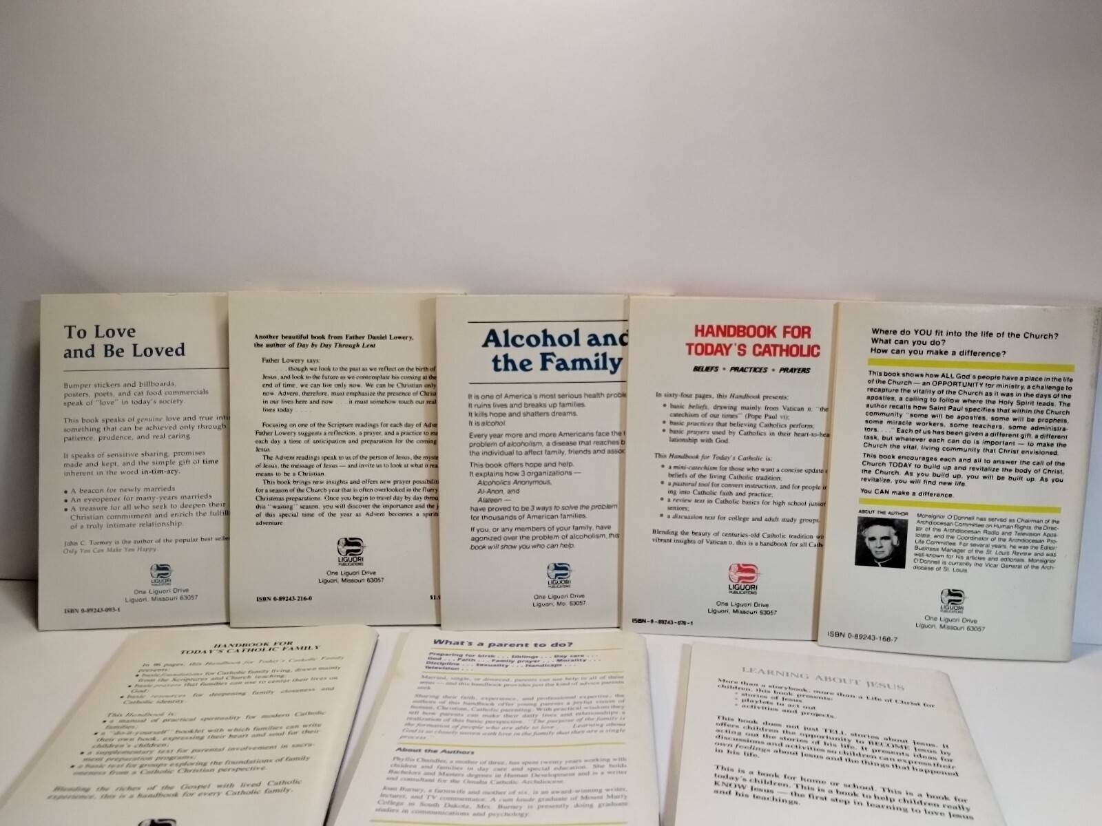 Lot Of 10 Liguori Publications small PB Various Authors & Titles See Description