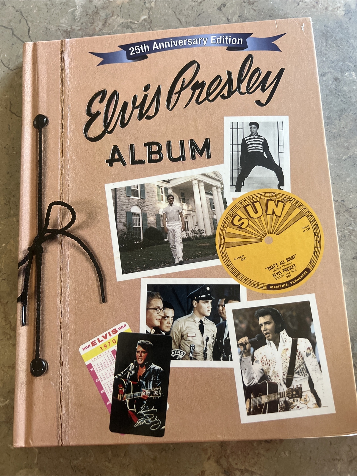 ELVIS PRESLEY ALBUM 25th ANNIVERSARY EDITION HARDCOVER