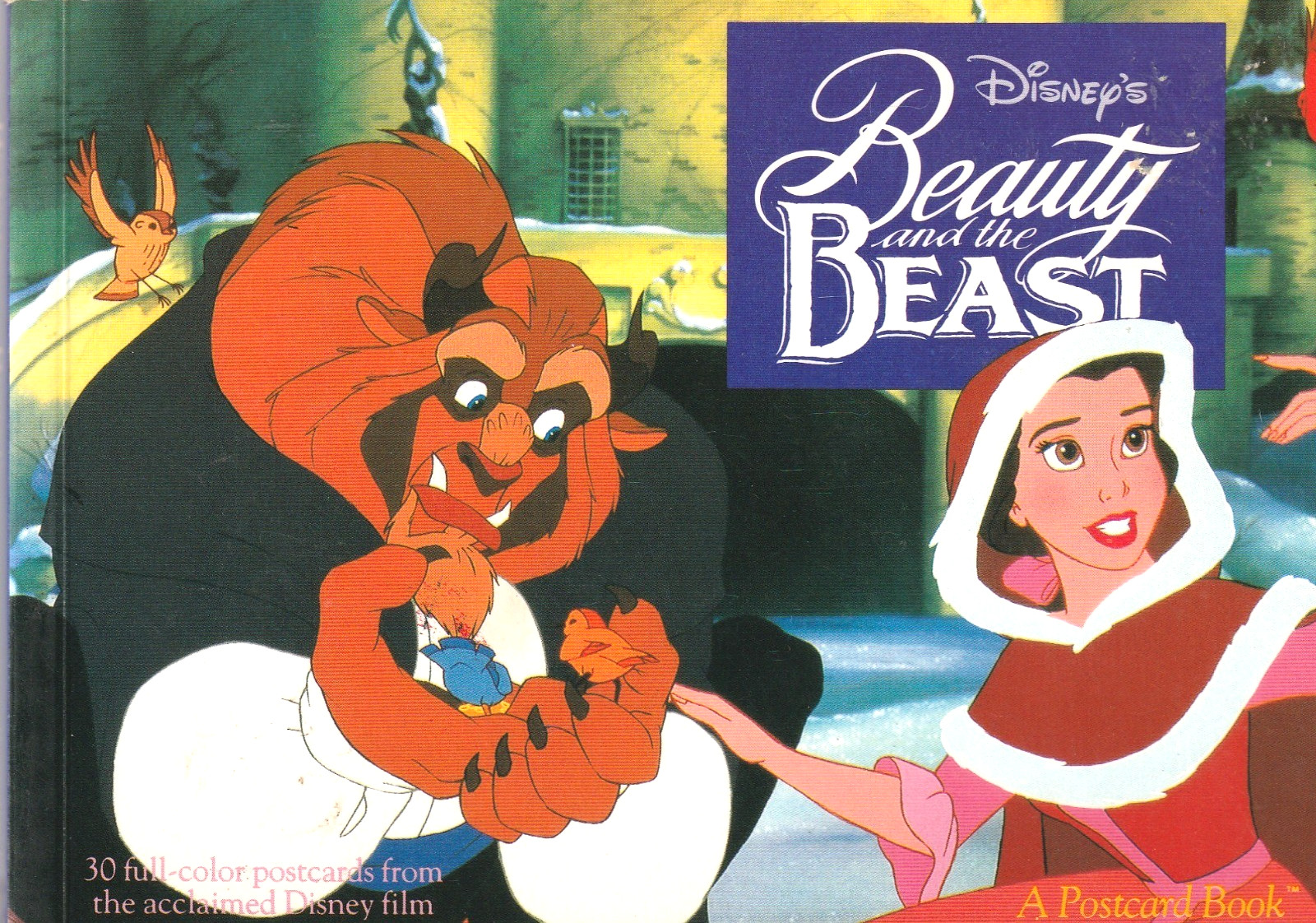 Disney’s Beauty and the Beast: A Book of 30 Postcards by Disney