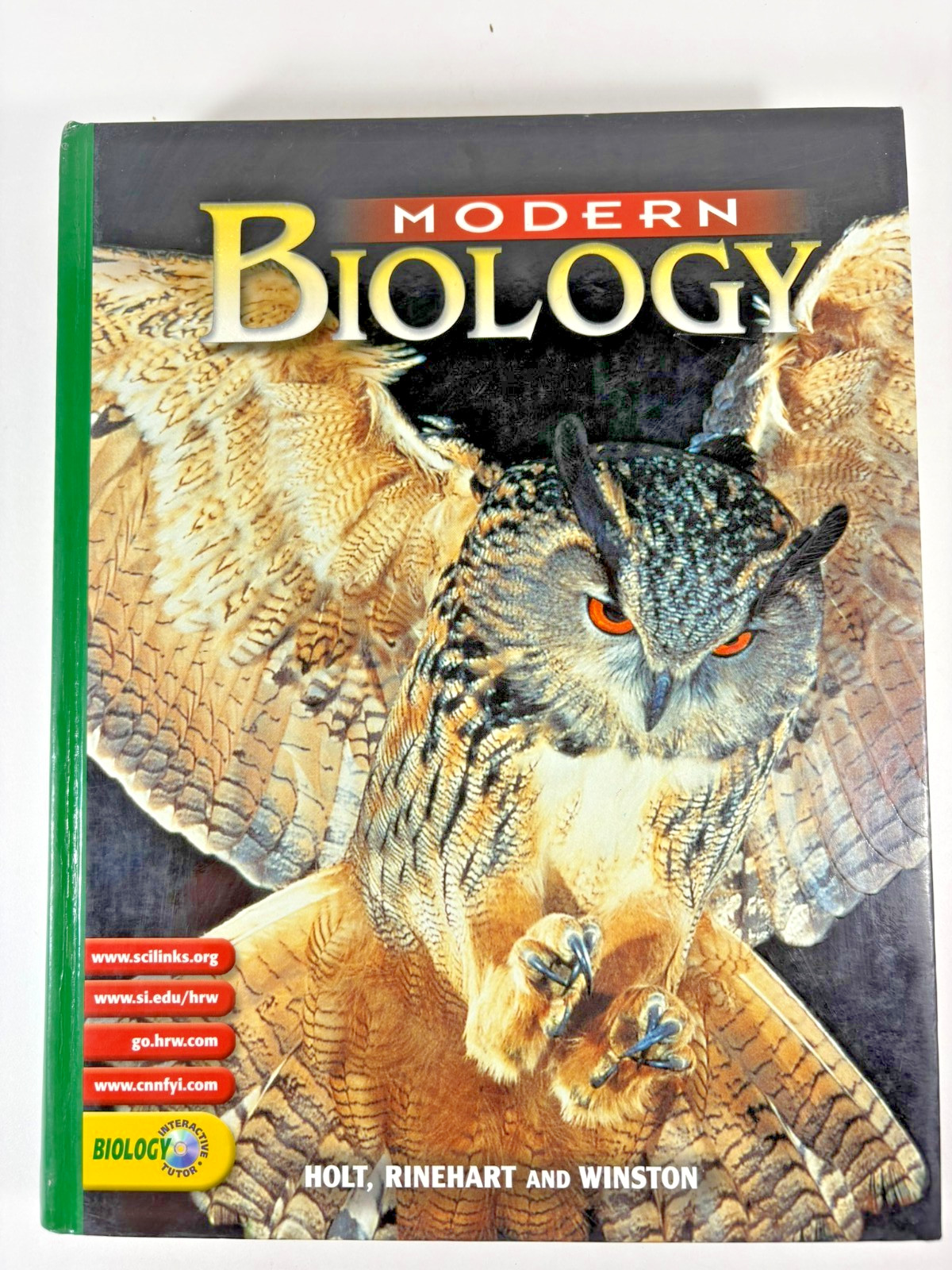 Modern Biology by Rinehart and Winston Staff Holt (2002, Hardcover) 0030565413