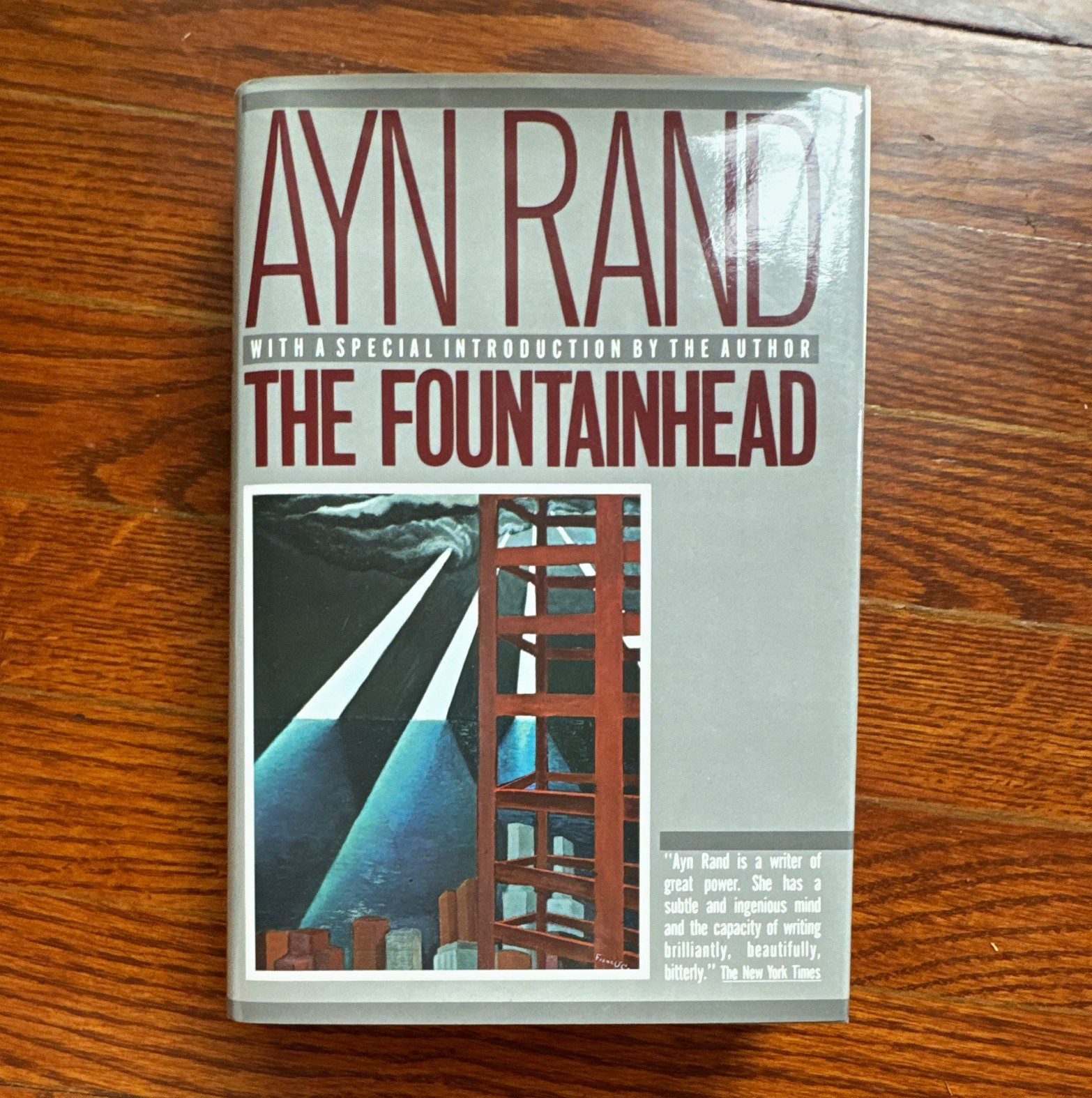 Ayn Rand The Fountainhead HC Novel Scribner w/ Dust Jacket Philosophical