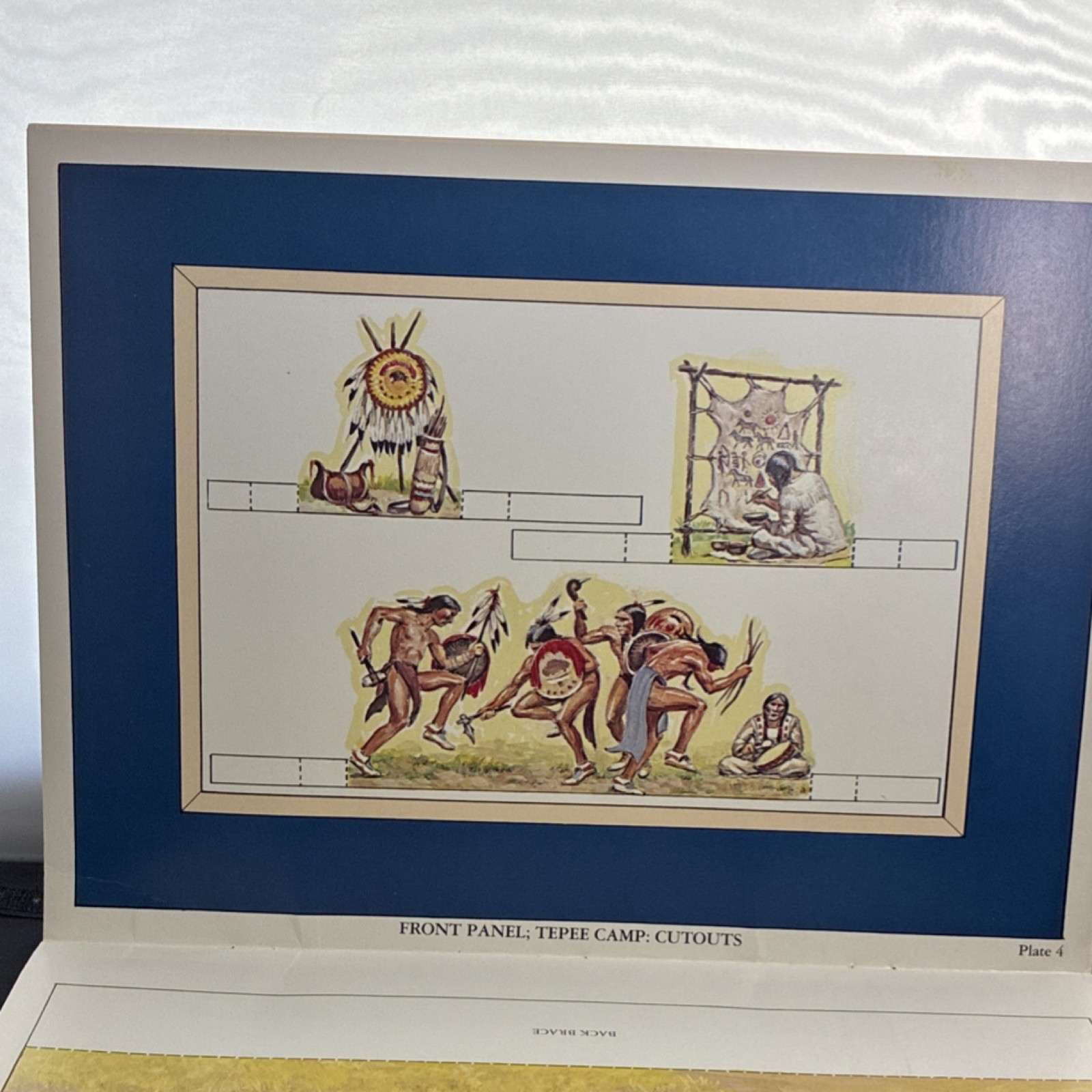 Matthew Kalmenoff Plains Indians Diorama to Cut & Assemble PB Illustrated 1975