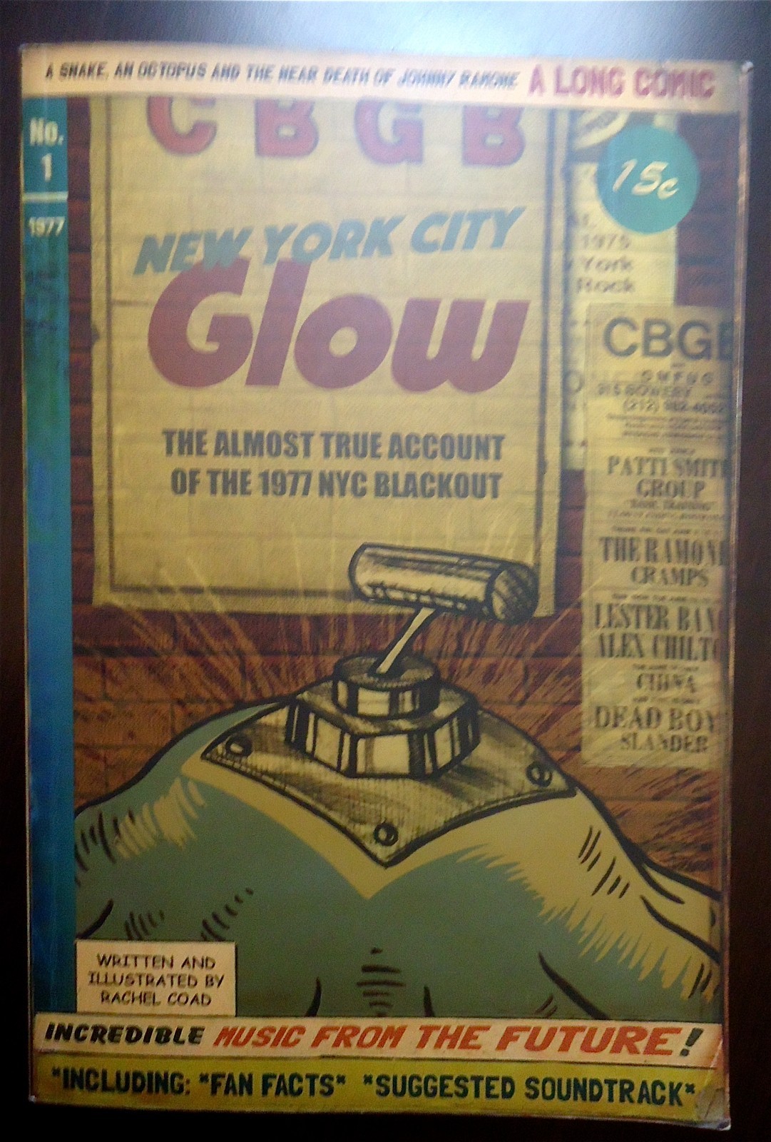 Punk Rock Graphic Novel: NYC Glow by Rachel Goad pb2023 Rare New(Other) FreeShpg