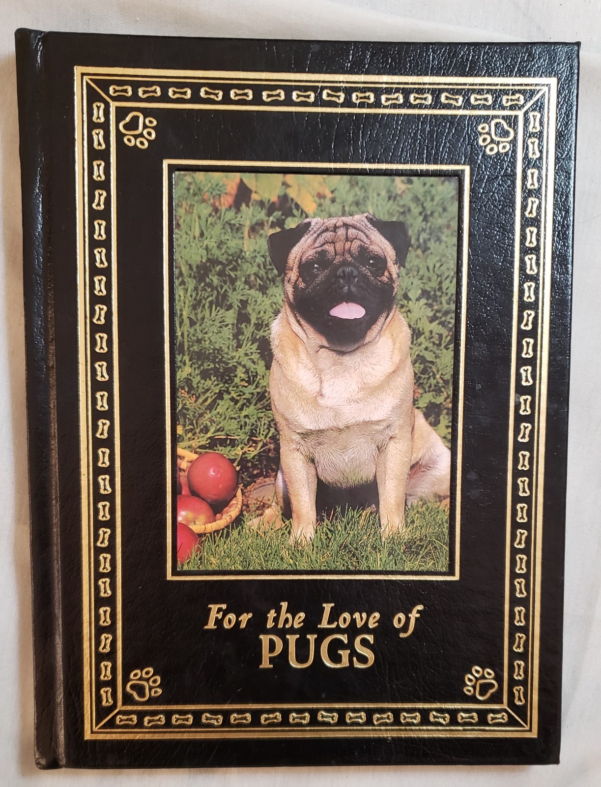 For the Love of Pugs by Robert Hutchinson 1998 Illus Brown Trout Pub Ribbon HC