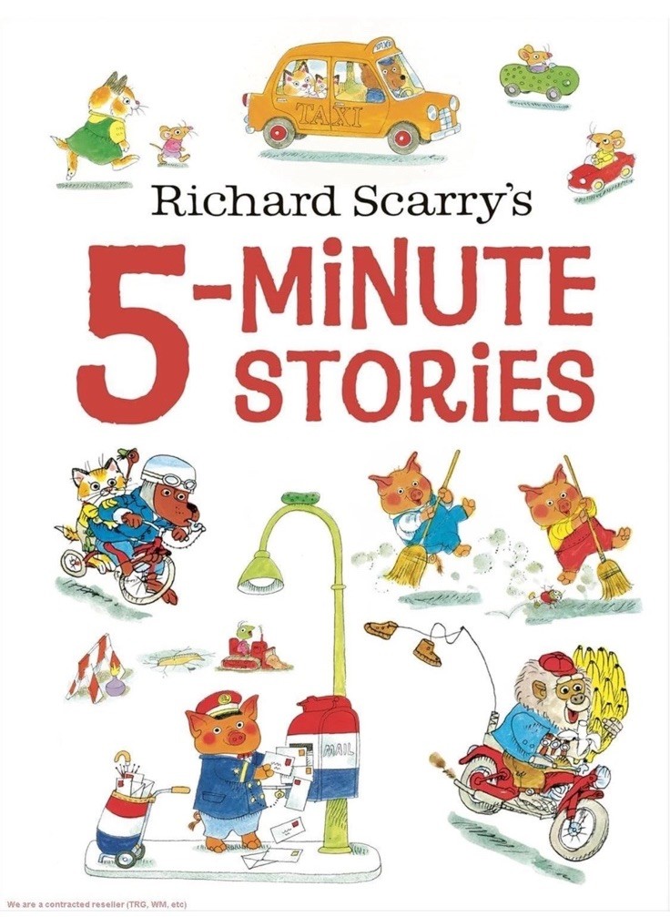 New Richard Scarry’s 5-Minute Stories by Richard Scarry Hardcover 146 Pages Book
