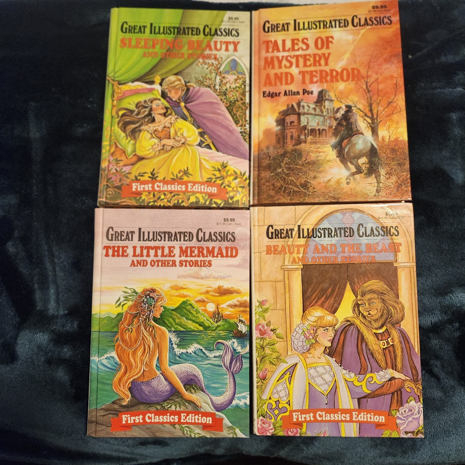 vintage Great Illustrated Classics books are collectibles from Baronet Set Of 4