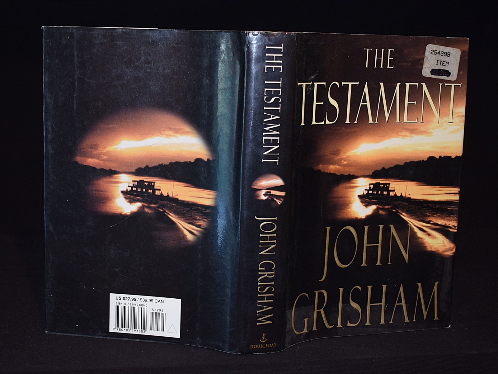 The Testament ~ by John Grisham ~ c 1999 ~ Pages 435 ~ Hardcover
