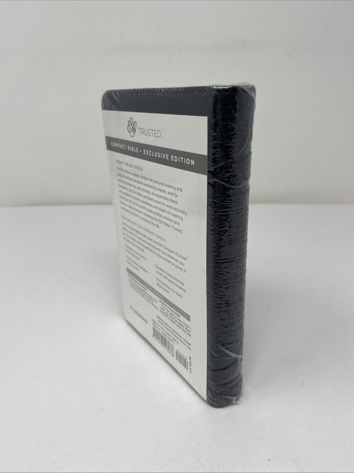 ESV Compact Bible Charcoal Crown Imitation Leather by Crossway NEW SEALED