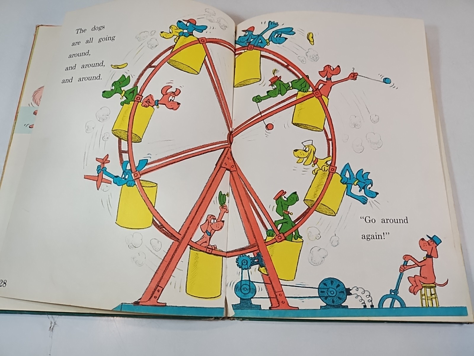 Vintage 1961 Dr. Seuss GO, DOG. GO! by P.D. Eastman HC Book *First Edition* Vtg