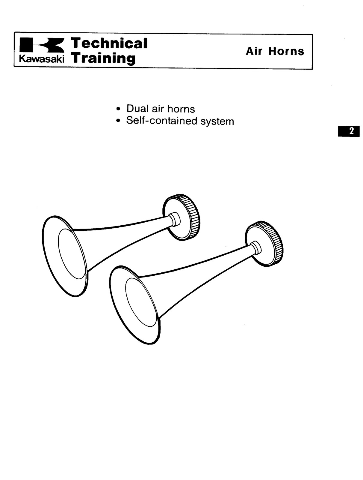 KAWASAKI ZN1300 Motorcycle Technical Training Manual 1984, BINDING – COVERED
