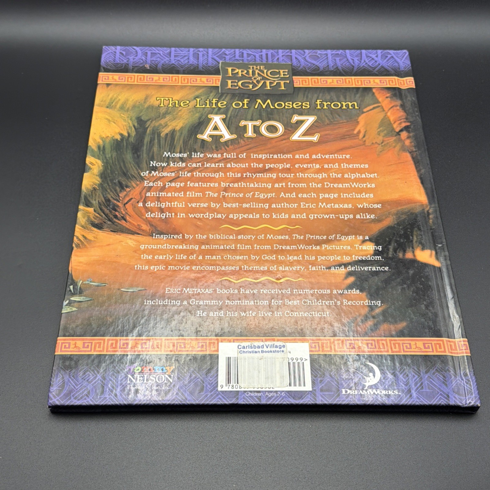 The Prince of Egypt: A to Z – Hardcover By Metaxas, Eric