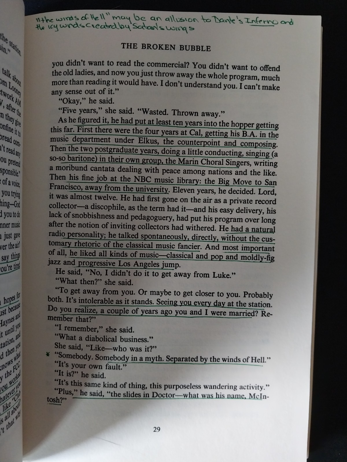 Philip K. Dick – The Broken Bubble – Arbor House First Edition 1st Printing 1988