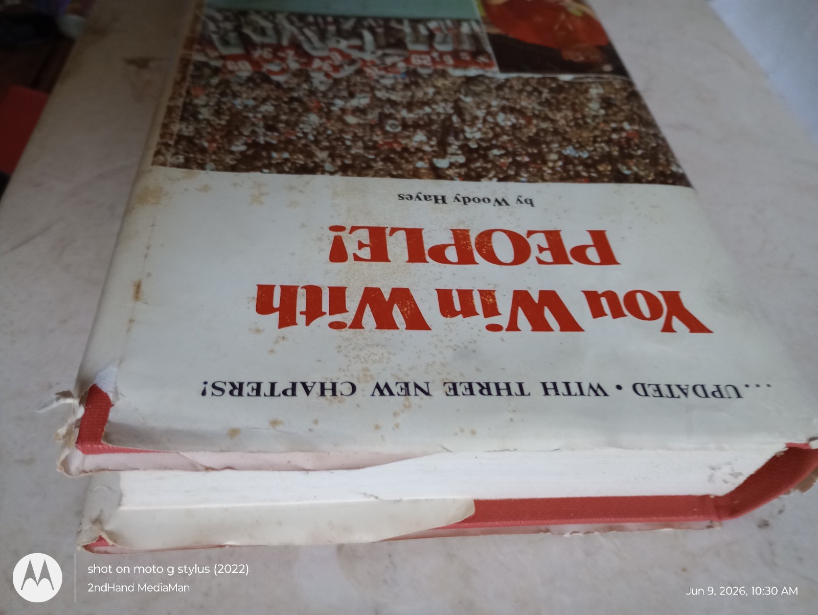 1975 2ND EDITION YOU WIN WITH PEOPLE WOODY HAYES HC/HARDCOVER/DJ BOOK