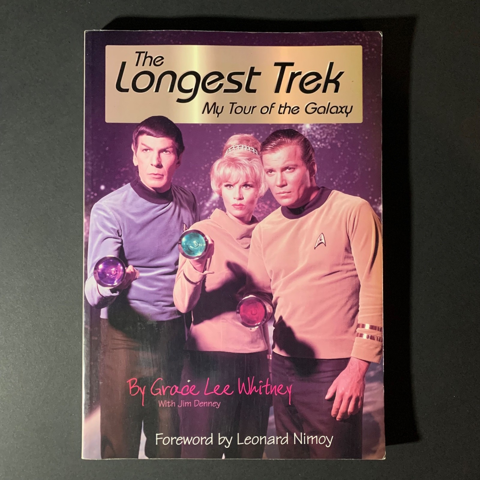 The Longest Trek by Grace Lee Whitney 1st print autographed Yeoman Janice Rand
