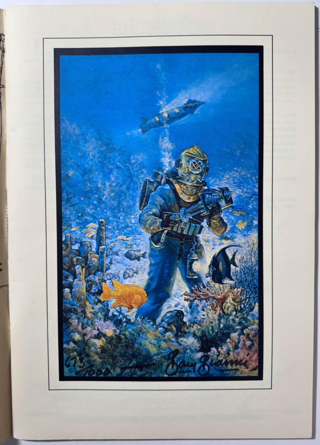Twenty Thousand 20,000 Leagues Under the Sea 2001 Signed by Gary Gianni 673/1000