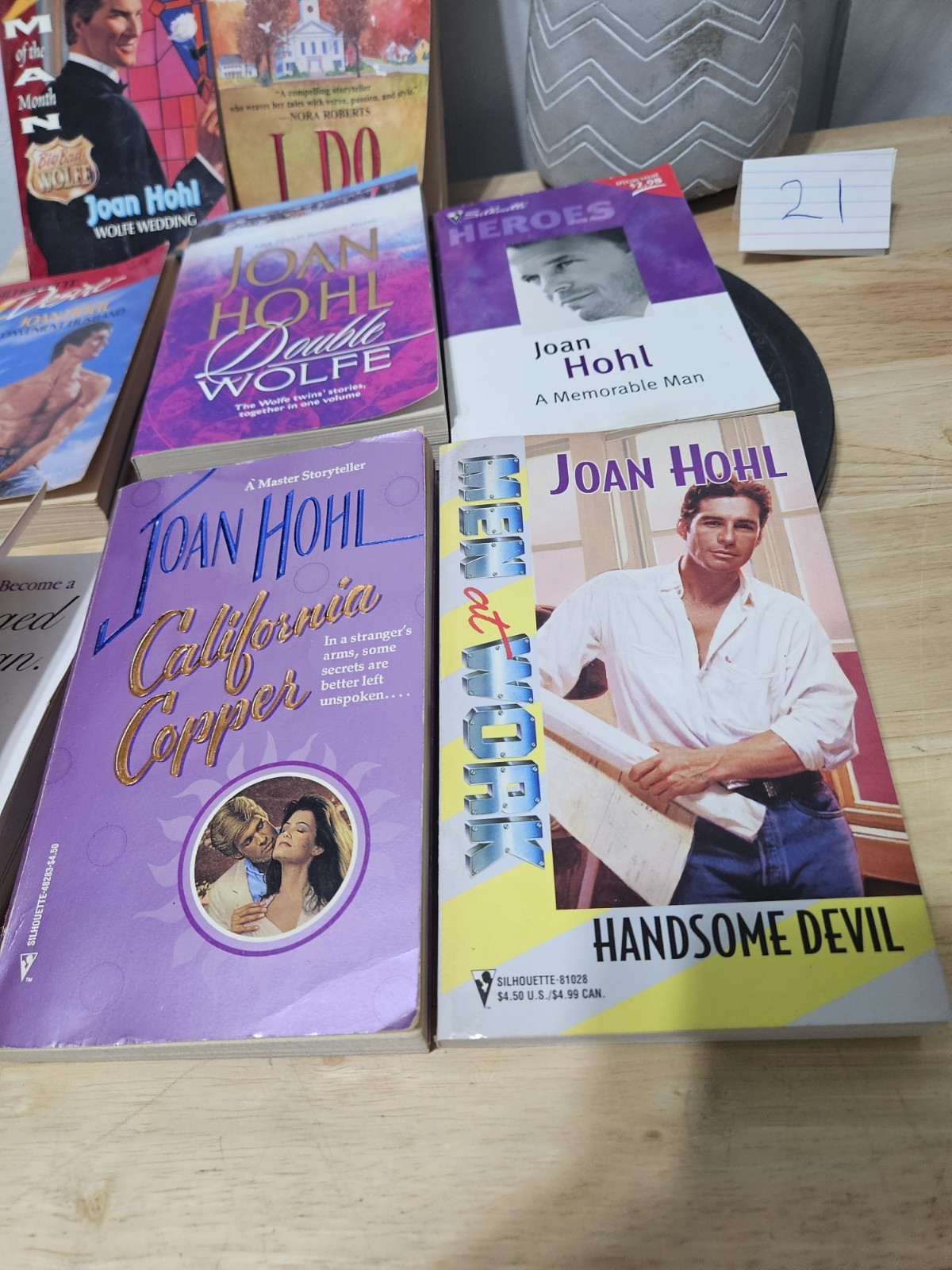 Lot Of 8 Joan Hohl Paperback Books TITLES SEEN